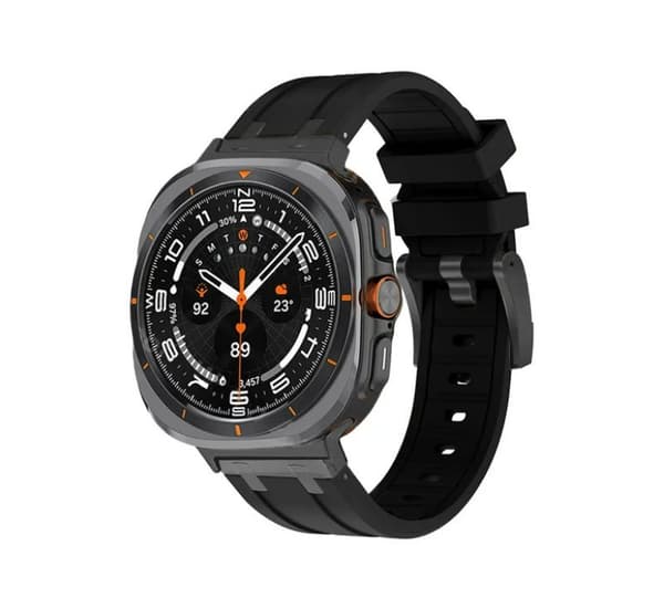 INF Samsung Watch Ultra Flytende Silikonreim Sort