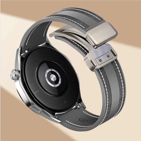 INF 22mm Universal Silikon Klockarmband för Samsung, Huawei, Xiaomi Grå