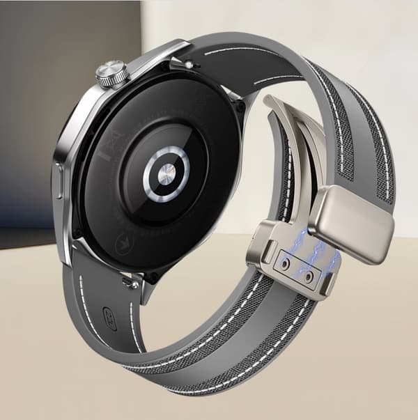 INF 22mm Universal Silikon Klockarmband för Samsung, Huawei, Xiaomi Grå