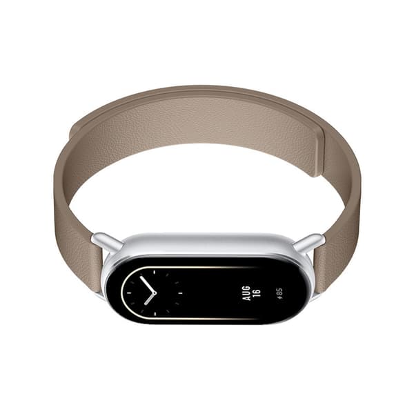 INF Nahkaranneke Xiaomi Band 8/9 - Magneettinen Ruskea