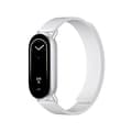 Miniatyrbilde 5 av 5: INF Lærreim for Xiaomi Band 8/9 - Magnetisk Hvit