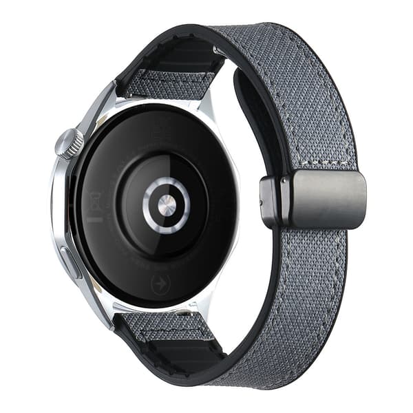 INF Harmaa denim-tyylinen 22 mm:n ranneke universaaleihin älykelloihin