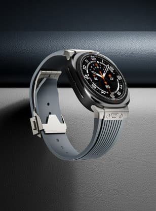 INF Premium silikoniranneke Samsung Galaxy Watch 7 47mm Ultralle Harmaa