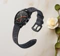Miniatyrbild 4 av 4: INF Premium Läderarmband för Huawei Watch GT1/2 (22mm) Blå