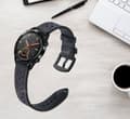 Miniatyrbild 2 av 4: INF Premium Läderarmband för Huawei Watch GT1/2 (22mm) Blå