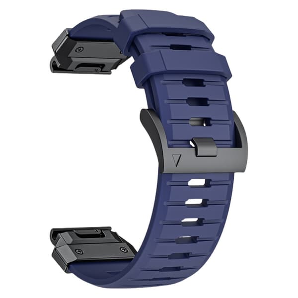 INF Premium Garmin Fenix 8 -ranneke: Fluorikumikellon ranneke Sininen 26 mm