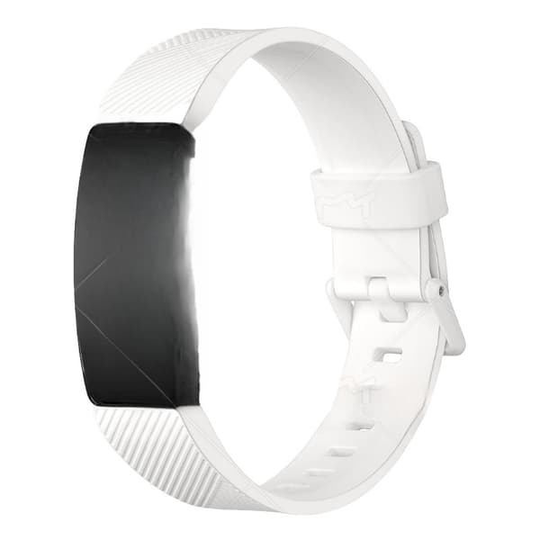 INF Premium silikon erstatningsbånd for Fitbit Inspire-serien Hvit