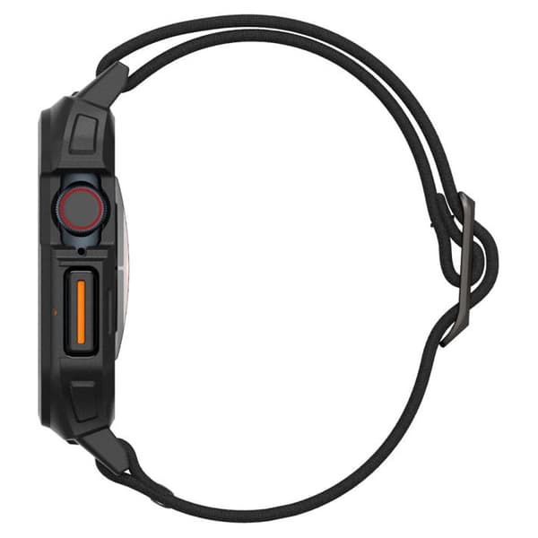 Fodral till Apple Watch 10 46mm + Armband - Spigen Lite Fit "Pro" - Mattsvart