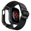 Miniatyrbild 6 av 6: Fodral till Apple Watch 10 46mm + Armband - Spigen Lite Fit "Pro" - Mattsvart