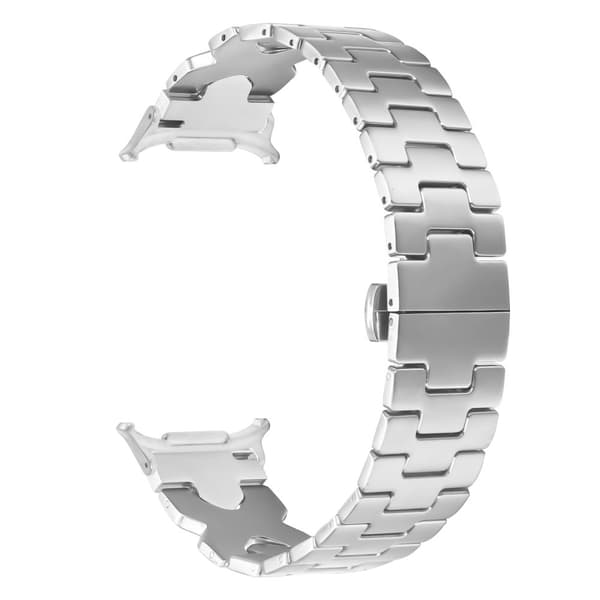 INF Elegant rustfritt stålrem for Samsung Watch7 47mm Ultra Sølv