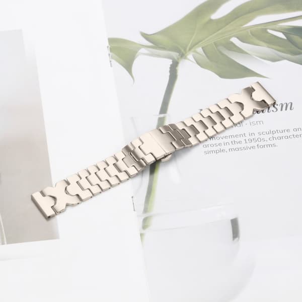INF Stilig rustfritt stålrem til Fitbit Versa/Lite/Versa 2 Stjernelys