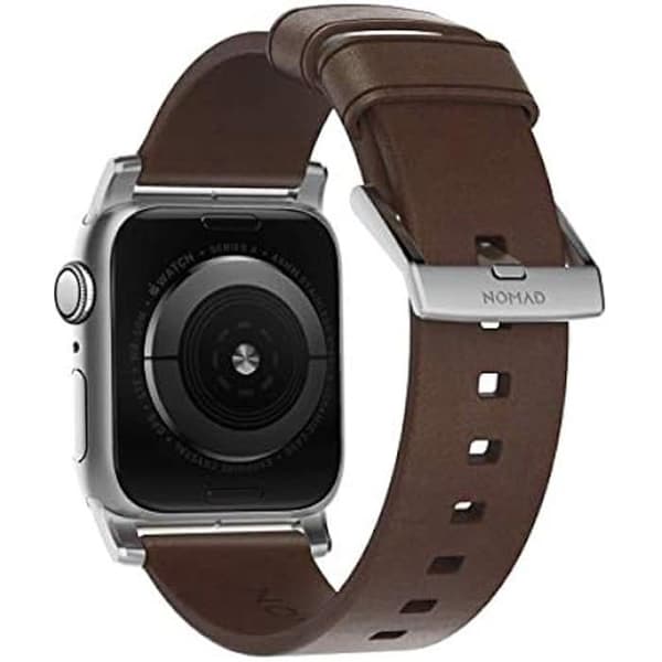 Äkta läderarmband - NOMAD - för Apple Watch 38 mm - Modern - Hållbar - Bekväm