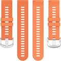 Pikkukuva 2 / 4: Yhteensopiva Garmin Forerunner 255 -rannekkeiden kanssa, 18 mm:n silikonikorvausranneke miehille, naisille (oranssi)
