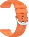Pikkukuva 1 / 4: Yhteensopiva Garmin Forerunner 255 -rannekkeiden kanssa, 18 mm:n silikonikorvausranneke miehille, naisille (oranssi)