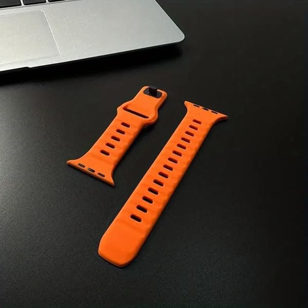 Pehmeä silikoniranneke Apple Watch Band Ultra 2 49mm 44mm 45mm 42mm 42mm urheilukellonauhalle iwatch Serise 5 6 7 8 9 rannekoru
