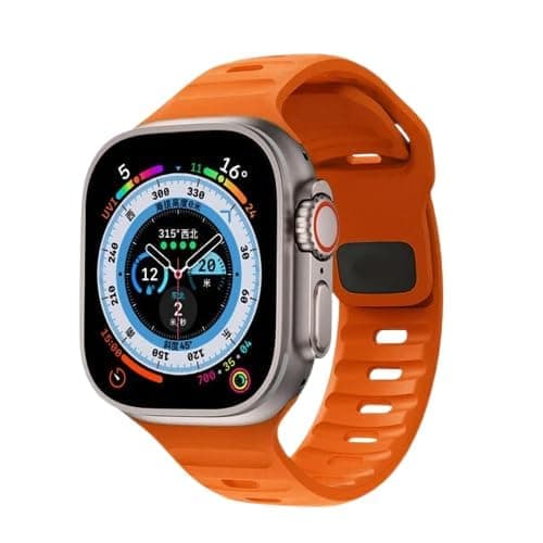 Pehmeä silikoniranneke Apple Watch Band Ultra 2 49mm 44mm 45mm 42mm 42mm urheilukellonauhalle iwatch Serise 5 6 7 8 9 rannekoru