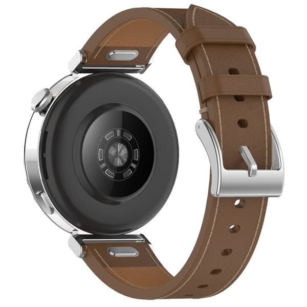 INF Premium læderrem til Huawei & Honor ure Brun 18 mm