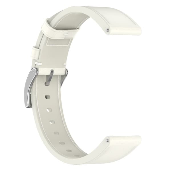 INF Premium lærreim for Huawei & Honor-klokker Hvit 20 mm