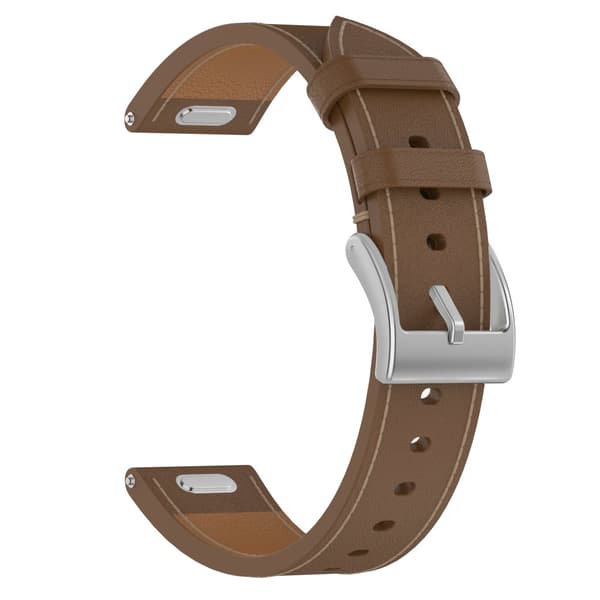 INF Premium lærreim for Huawei & Honor-klokker Brun 22 mm