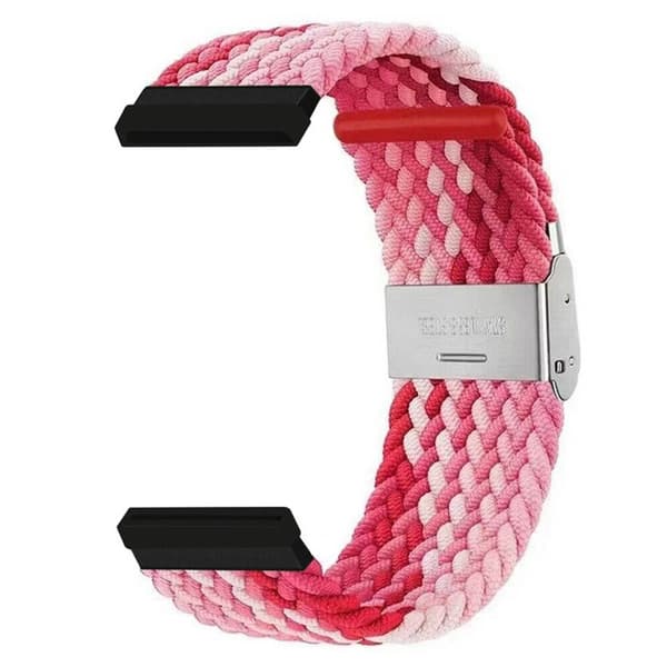 Flettet elastisk urrem Fitbit Sense - Gradient red
