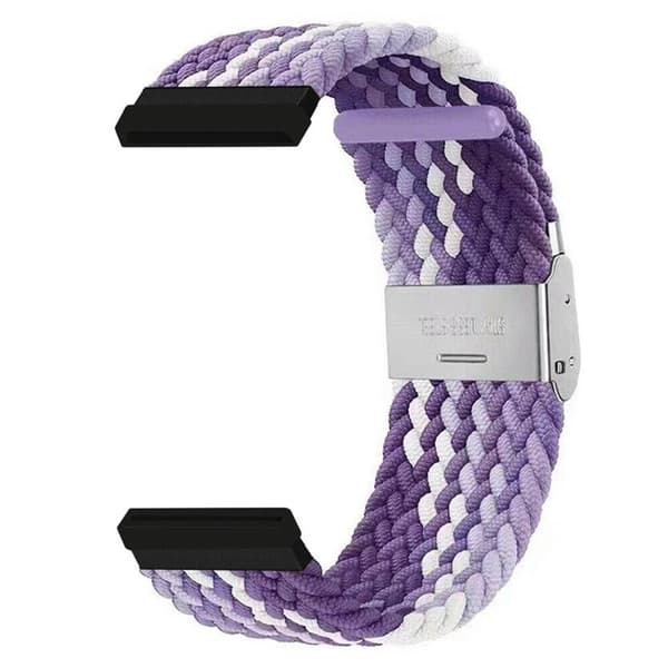 Flettet elastisk klokkereim Fitbit Sense 2 - Gradient purple