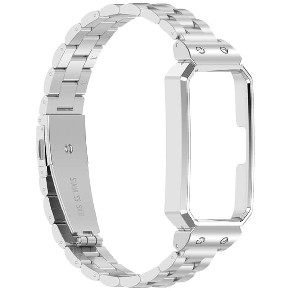 INF Rostfritt stålarmband för Huawei Band 10/9/8 Svart