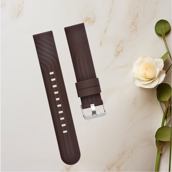 INF Silikonarmband för Huawei GT3 & iWatch 4 Brun 18 mm