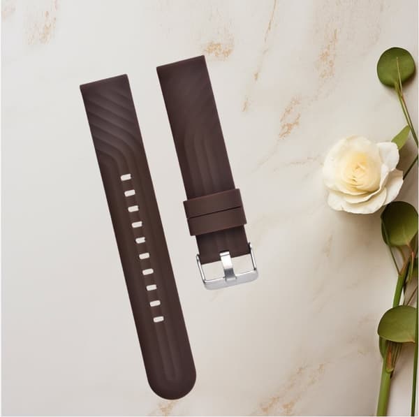 INF Silikonarmband för Huawei GT3 & iWatch 4 Brun 20 mm