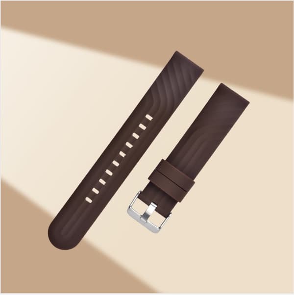 INF Silikonarmband för Huawei GT3 & iWatch 4 Brun 20 mm