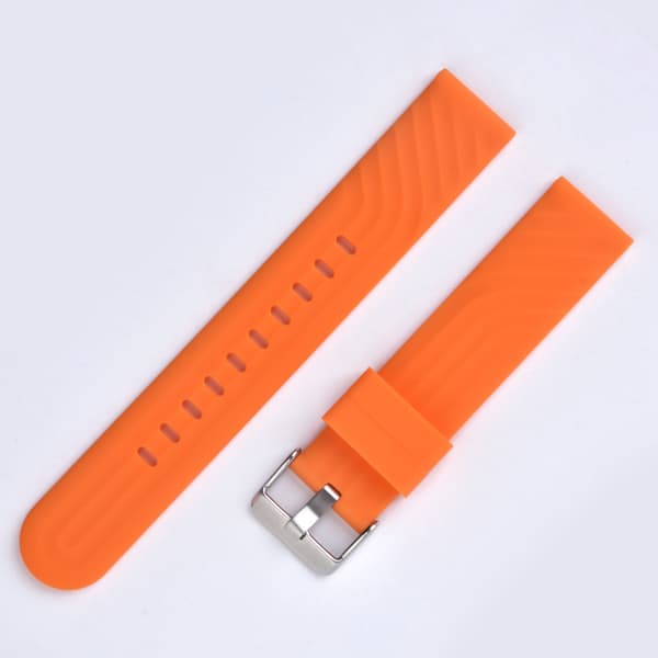 INF Silikonklokkereim for Huawei GT3 & iWatch 4 Oransje 20 mm