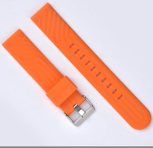 INF Silikonarmband för Huawei GT3 & iWatch 4 Orange 18 mm