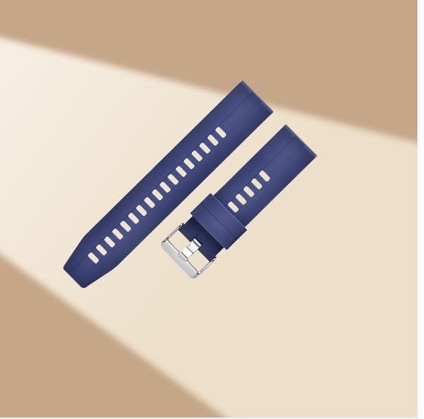 INF 22 mm:n silikonihihna Huawei GT3/Watch 4/Honor/Samsung -kelloille Sininen