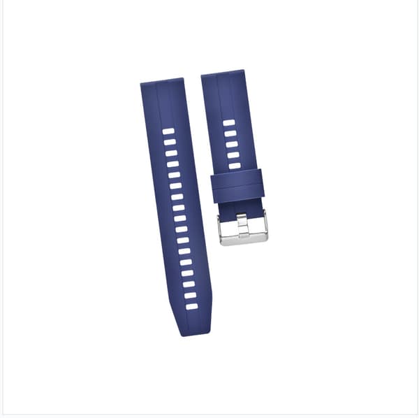 INF 22 mm:n silikonihihna Huawei GT3/Watch 4/Honor/Samsung -kelloille Sininen