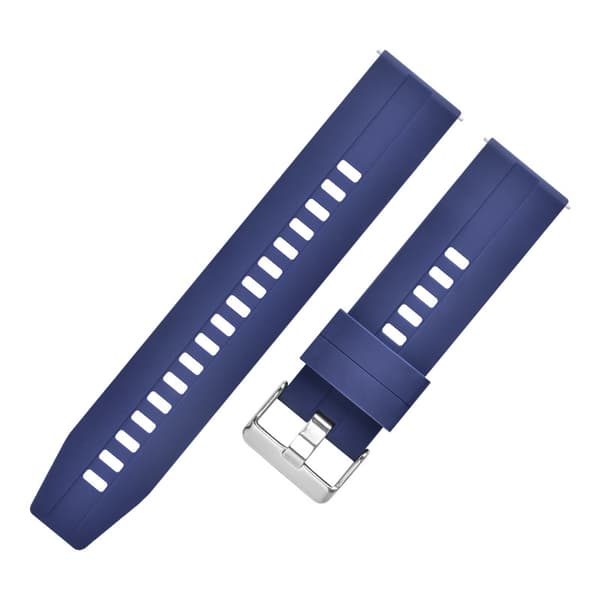 INF 22 mm:n silikonihihna Huawei GT3/Watch 4/Honor/Samsung -kelloille Sininen