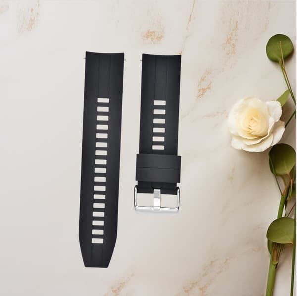 INF 22 mm silikonrem for Huawei GT3/Watch 4/Honor/Samsung Sort