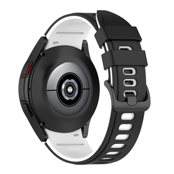 INF Silikonklokkereim for Samsung Watch 4 Svart hvit