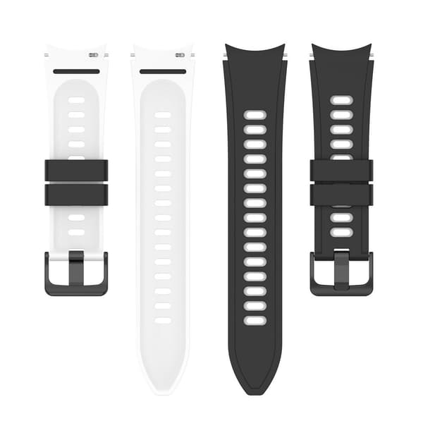 INF Silikonklokkereim for Samsung Watch 4 Svart hvit