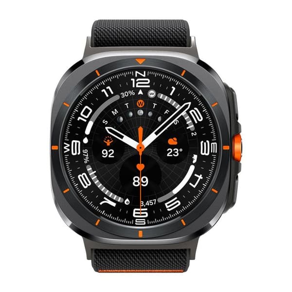 Armband för Samsung Galaxy Watch Ultra 47mm - Spigen Fit Lite - Svart