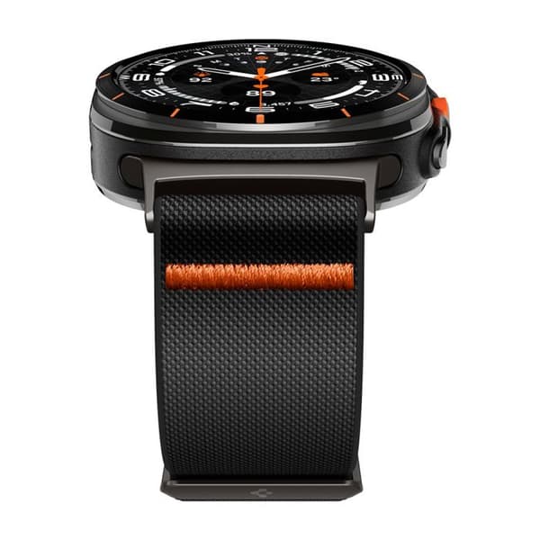 Armband för Samsung Galaxy Watch Ultra 47mm - Spigen Fit Lite - Svart