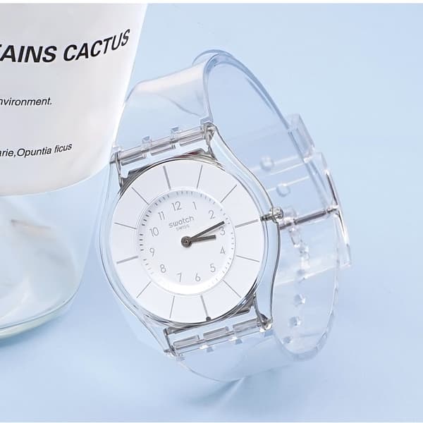INF PVC Ersättningsarmband för Swatch Transparent 17 mm