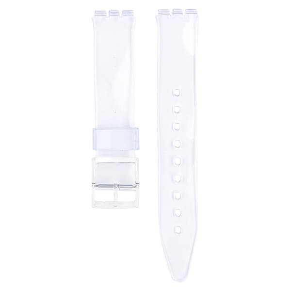 INF PVC-vaihtoranneke Swatch-kelloon Läpinäkyvä 19 mm