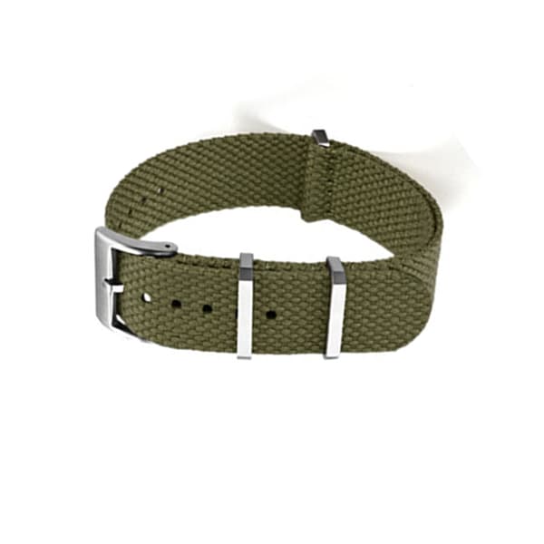 INF Premium Nylon Klockarmband för Omega X Swatch Grön 22 mm
