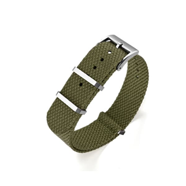 INF Premium Nylon Klockarmband för Omega X Swatch Grön 22 mm