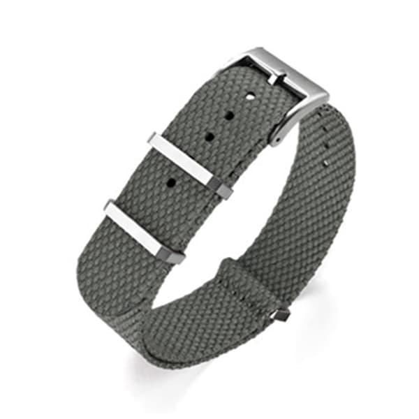 INF Premium Nylon Urrem til Omega X Swatch Grå 22 mm