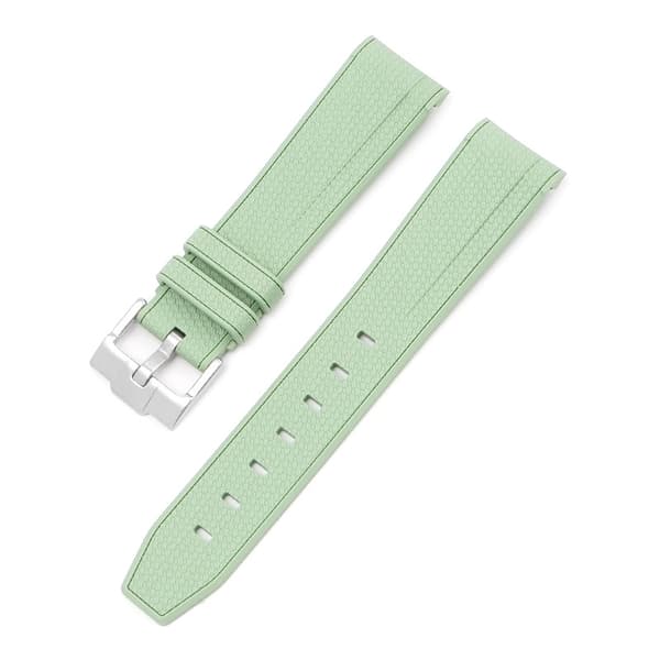 INF Gummiband - 20mm Klockarmband för Omega X Swatch Grön