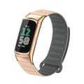 Miniatyrbild 3 av 6: INF Magnetiskt silikonarmband för Fitbit Charge 5 med metallhuvud Aprikos