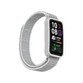 Pikkukuva 4 / 4: INF Tyylikäs nailonnauha Huawei Band 10/9/8 -laitteelle metallisovittimilla Harmaa