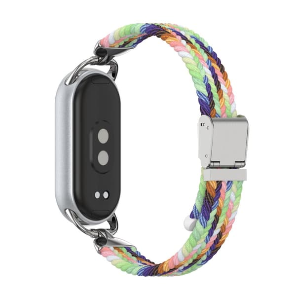 INF Stilig flettet spennrem for Xiaomi Mi Band 9/10 Flerfarget