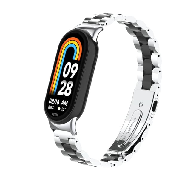 INF Stilrent armband i rostfritt stål för Xiaomi Mi Band 9