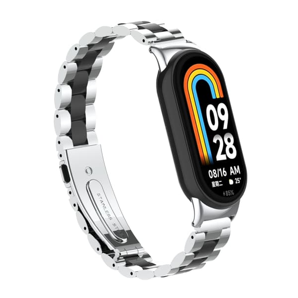INF Stilrent armband i rostfritt stål för Xiaomi Mi Band 9